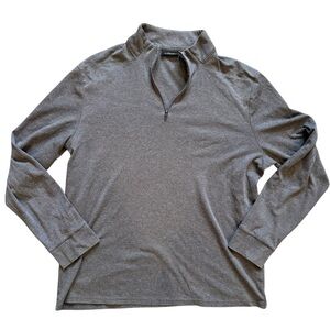 Marc‎ Anthony Quarter Zip Gray Pullover Men’s XL